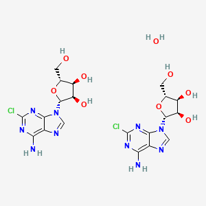 2-Chloroadenosine hemihydrate chemical structure (CAS 81012-94-4)