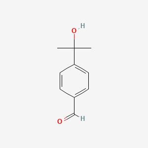 4-(2-Hydroxypropan-2-yl)benzaldehyde chemical structure (CAS 81036-81-9)