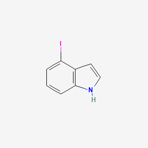4-Iodo-1H-indole chemical structure (CAS 81038-38-2)
