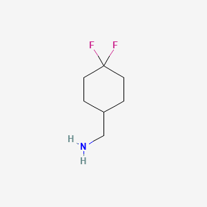 (4,4-Difluorocyclohexyl)methanamine chemical structure (CAS 810659-05-3)