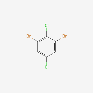 1,3-Dibromo-2,5-dichlorobenzene chemical structure (CAS 81067-41-6)