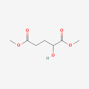 Dimethyl 2-hydroxypentanedioate chemical structure (CAS 81077-10-3)