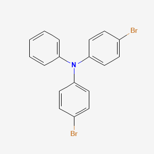4,4'-Dibromotriphenylamine chemical structure (CAS 81090-53-1)