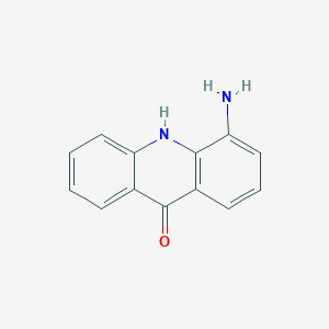 4-Aminoacridin-9(10H)-one chemical structure (CAS 81104-13-4)