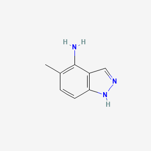 5-Methyl-1H-indazol-4-amine chemical structure (CAS 81115-60-8)