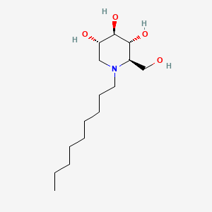 (2R,3R,4R,5S)-2-(Hydroxymethyl)-1-nonylpiperidine-3,4,5-triol chemical structure (CAS 81117-35-3)