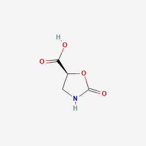 (S)-2-Oxooxazolidine-5-carboxylic acid chemical structure (CAS 81130-97-4)