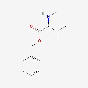 Benzyl methyl-L-valinate chemical structure (CAS 81135-38-8)