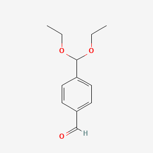 4-(Diethoxymethyl)benzaldehyde chemical structure (CAS 81172-89-6)