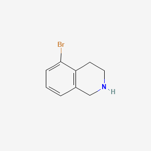 5-Bromo-1,2,3,4-tetrahydroisoquinoline chemical structure (CAS 81237-69-6)