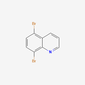 5,8-Dibromoquinoline chemical structure (CAS 81278-86-6)