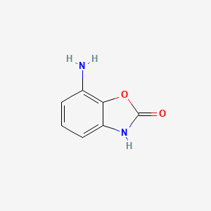 7-Aminobenzo[d]oxazol-2(3H)-one chemical structure (CAS 81282-60-2)