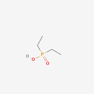 Diethylphosphinic acid chemical structure (CAS 813-76-3)