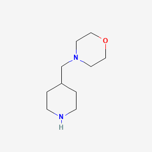 4-(Piperidin-4-ylmethyl)morpholine chemical structure (CAS 81310-62-5)