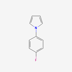 1-(4-Fluorophenyl)-1H-pyrrole chemical structure (CAS 81329-31-9)