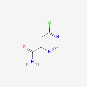 6-Chloropyrimidine-4-carboxamide chemical structure (CAS 81333-06-4)