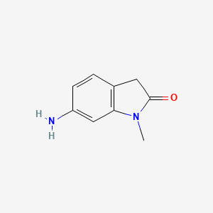 6-Amino-1-methylindolin-2-one chemical structure (CAS 813424-16-7)