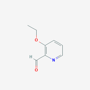 3-Ethoxypicolinaldehyde chemical structure (CAS 81376-84-3)