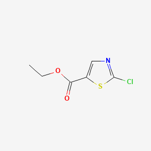 Ethyl 2-chlorothiazole-5-carboxylate chemical structure (CAS 81449-93-6)