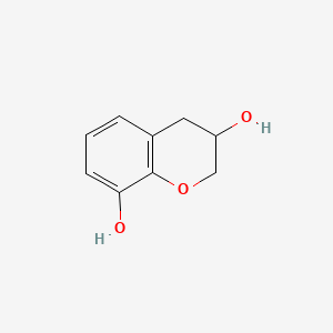 Chroman-3,8-diol chemical structure (CAS 81486-17-1)