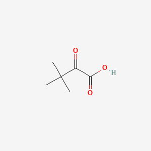 3,3-Dimethyl-2-oxobutanoic acid chemical structure (CAS 815-17-8)