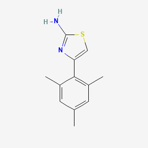 4-Mesitylthiazol-2-amine chemical structure (CAS 81529-60-4)