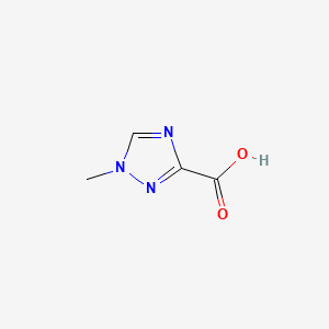 1-Methyl-1H-1,2,4-triazole-3-carboxylic acid chemical structure (CAS 815588-82-0)