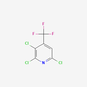 2,3,6-Trichloro-4-(trifluoromethyl)pyridine chemical structure (CAS 81565-20-0)