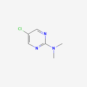 5-Chloro-N,N-dimethylpyrimidin-2-amine chemical structure (CAS 81568-09-4)