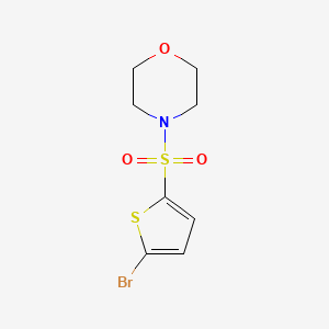 4-((5-Bromothiophen-2-yl)sulfonyl)morpholine chemical structure (CAS 81597-64-0)