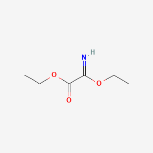 Ethyl 2-ethoxy-2-iminoacetate chemical structure (CAS 816-27-3)