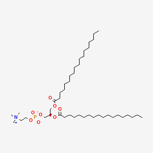 (R)-2,3-Bis(stearoyloxy)propyl (2-(trimethylammonio)ethyl) phosphate chemical structure (CAS 816-94-4)