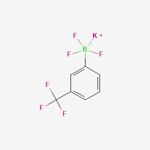 Potassium 3-(trifluoromethyl)phenyltrifluoroborate chemical structure (CAS 816457-58-6)