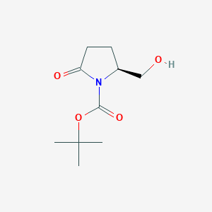 Boc-L-Pyroglutaminol chemical structure (CAS 81658-25-5)