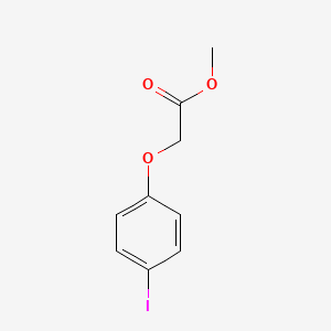 Methyl 2-(4-iodophenoxy)acetate chemical structure (CAS 81720-18-5)