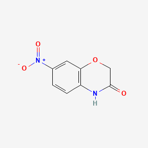 7-Nitro-2H-benzo[b][1,4]oxazin-3(4H)-one chemical structure (CAS 81721-86-0)