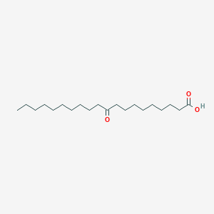 10-Oxoicosanoic acid chemical structure (CAS 818-24-6)
