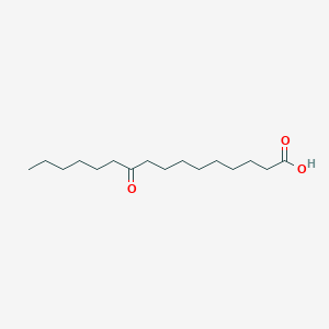 10-Oxohexadecanoic acid chemical structure (CAS 818-26-8)