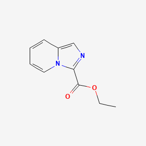 Ethyl imidazo[1,5-a]pyridine-3-carboxylate chemical structure (CAS 81803-60-3)