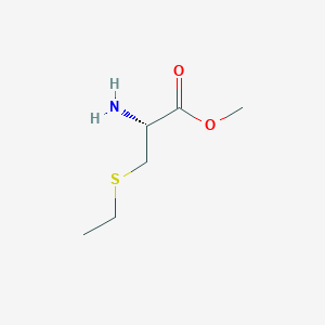 Methyl S-ethyl-L-cysteinate chemical structure (CAS 81936-50-7)
