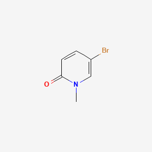 5-Bromo-1-methylpyridin-2(1H)-one chemical structure (CAS 81971-39-3)