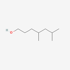 4,6-Dimethylheptan-1-ol chemical structure (CAS 820-05-3)