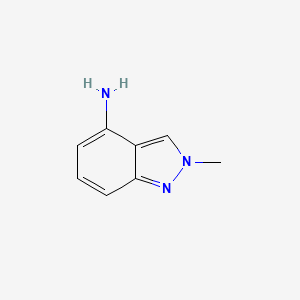 2-Methyl-2H-indazol-4-amine chemical structure (CAS 82013-51-2)