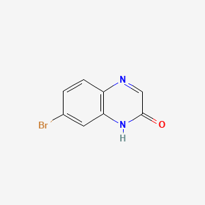 7-Bromoquinoxalin-2(1H)-one chemical structure (CAS 82031-32-1)