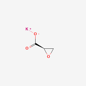 Potassium (R)-oxirane-2-carboxylate chemical structure (CAS 82044-23-3)