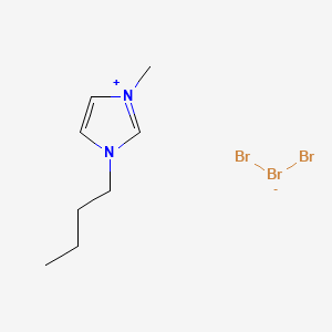Mono(1-butyl-3-methyl-1H-imidazol-3-ium) tribromide chemical structure (CAS 820965-08-0)