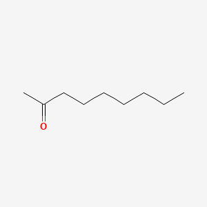 Heptyl methyl ketone chemical structure (CAS 821-55-6)