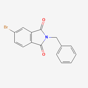 2-Benzyl-5-bromoisoindoline-1,3-dione chemical structure (CAS 82104-06-1)
