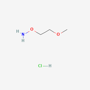 O-(2-Methoxyethyl)hydroxylamine hydrochloride chemical structure (CAS 82172-73-4)