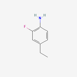 4-Ethyl-2-fluoroaniline chemical structure (CAS 821791-69-9)